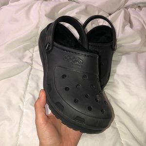 Black Crocs